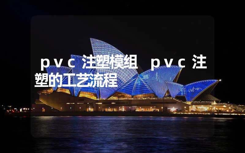 pvc注塑模组 pvc注塑的工艺流程